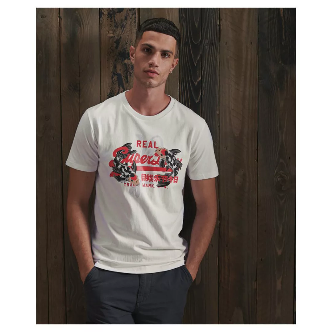 Superdry Vintage Logo Rising Sun Kurzarm T-shirt XL Optic günstig online kaufen
