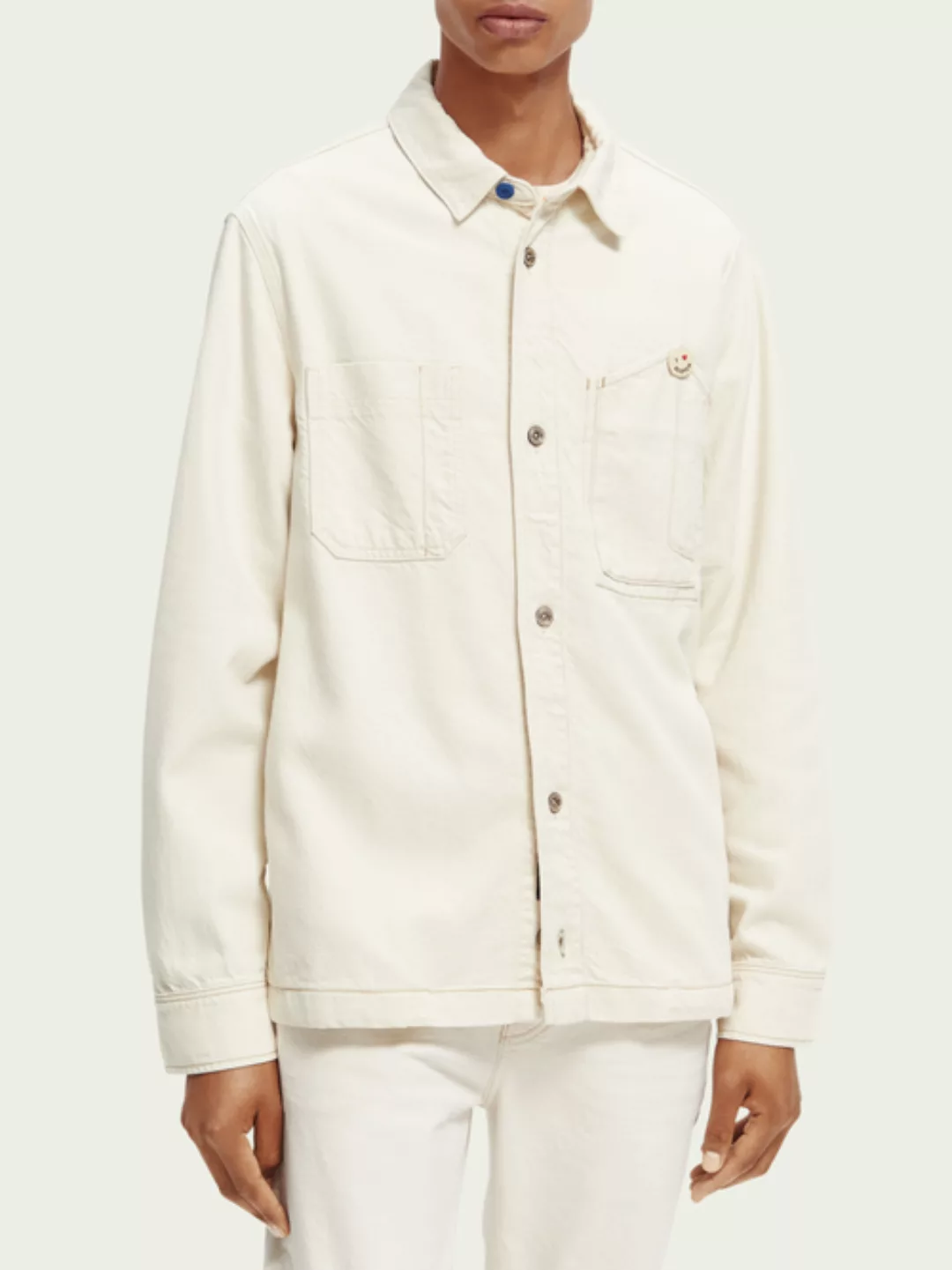 Scotch & Soda Overshirt aus Denim günstig online kaufen