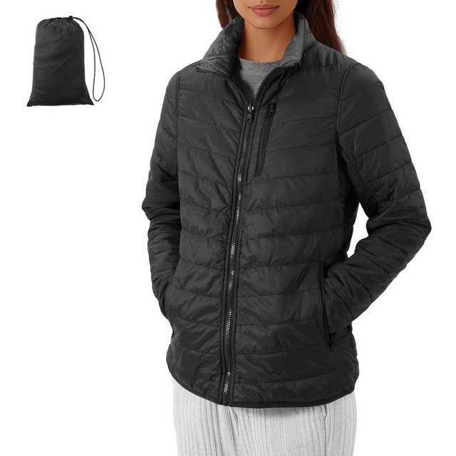 JEMIDI Sakko Damen Steppjacke leicht - Puffer Jacket - Jacke M schwarz dunk günstig online kaufen