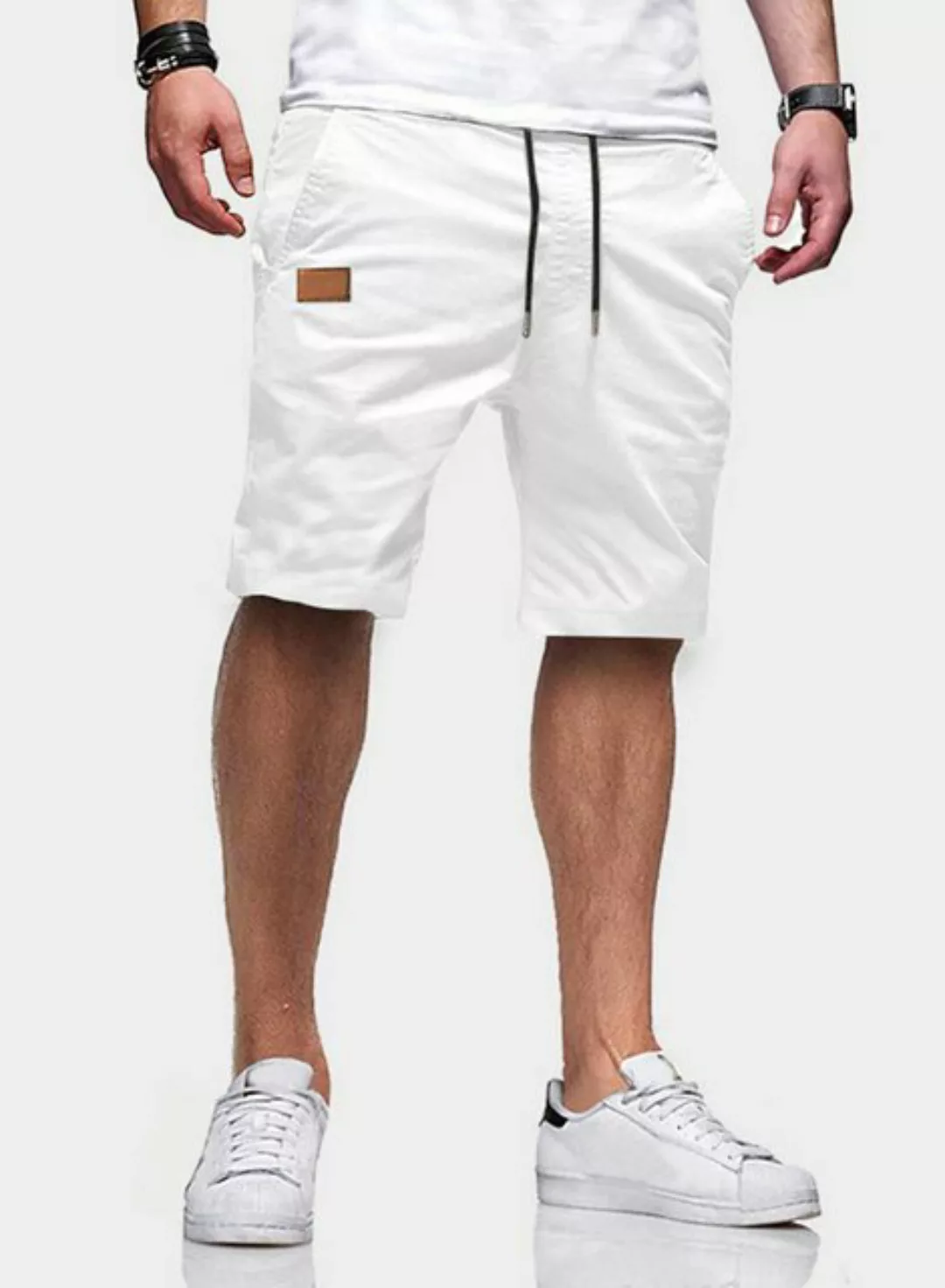 JMIERR Cargoshorts Kurze Hosen Herren Shorts Herren Sommer Chino Baumwolle günstig online kaufen