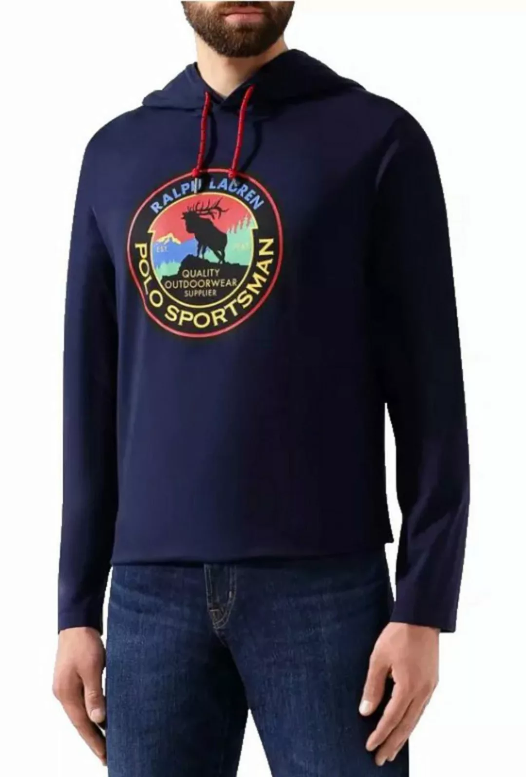 Polo Ralph Lauren Langarmshirt Kapuzen Langarmshirt Retro Sweatshirt Shirt günstig online kaufen