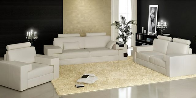 Xlmoebel Sofa Wohnlandschaft mit USB-Anschluss Sofa Couch Polster Sitz Lede günstig online kaufen