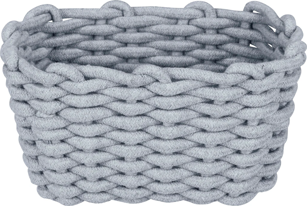 WENKO Aufbewahrungskorb »Tia«, (1 St.), aus gestrickter Baumwollschnur günstig online kaufen