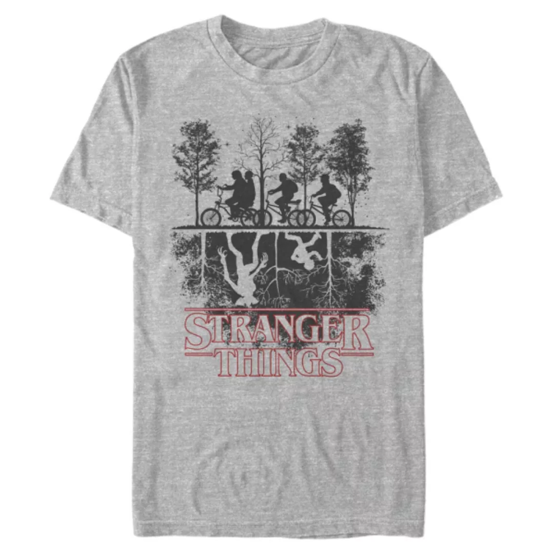 Netflix - Stranger Things - Gruppe Upside down - Männer T-Shirt günstig online kaufen
