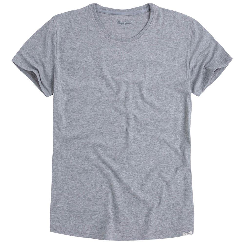 Pepe Jeans Rocco 2 Units Kurzärmeliges T-shirt L Grey Marl günstig online kaufen
