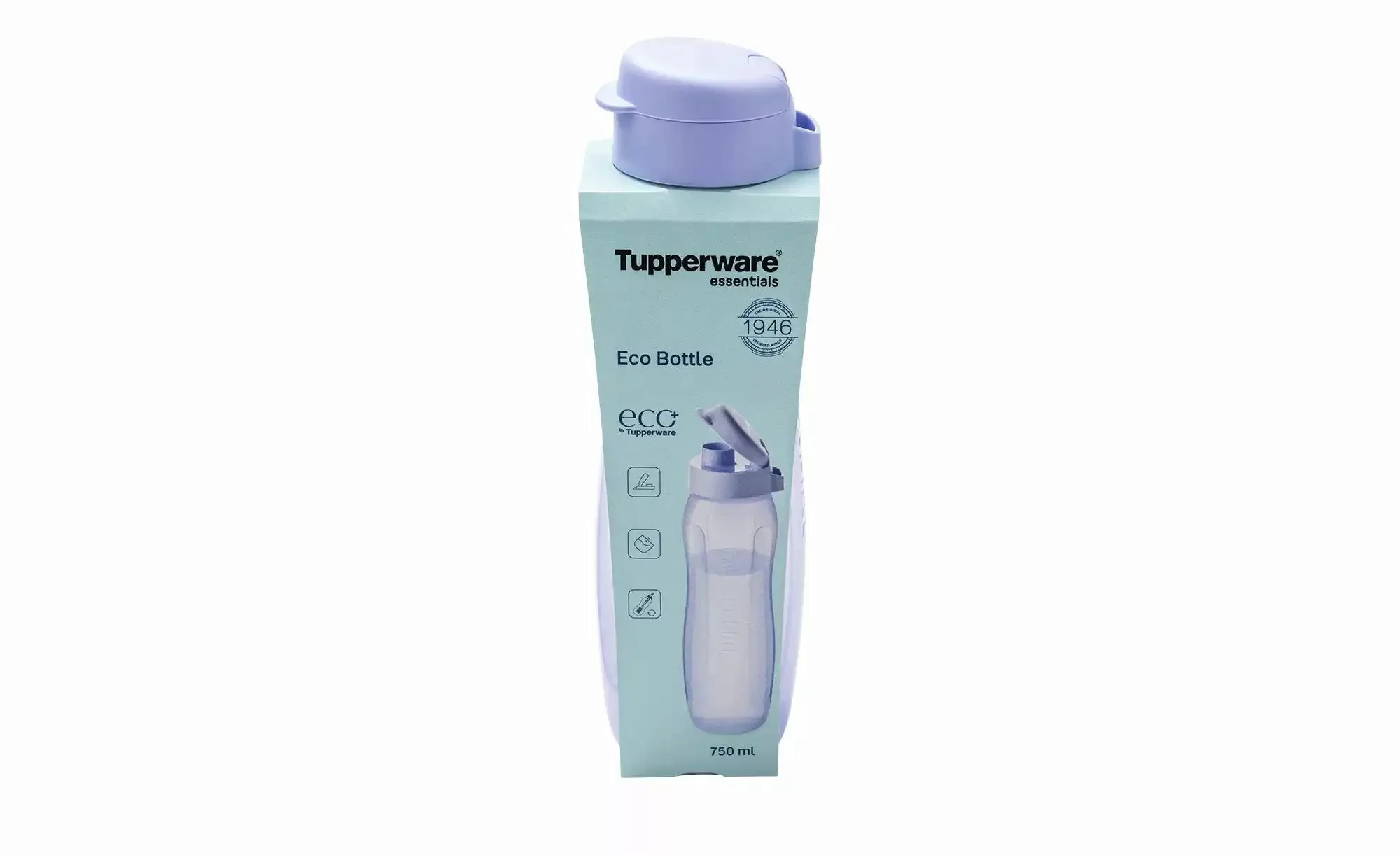 Tupperware Eco+ Trinkflasche  750 ml ¦ blau ¦ Kunststoff ¦ Maße (cm): H: 26 günstig online kaufen