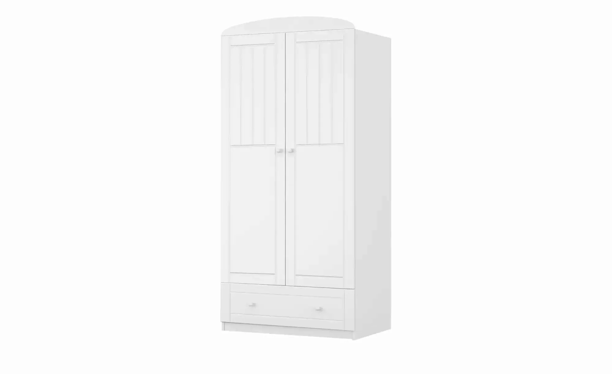 Kleiderschrank  Nordic White ¦ weiß ¦ Maße (cm): B: 89,5 H: 190 T: 56,6 Sch günstig online kaufen