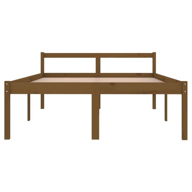 furnicato Bett Seniorenbett Honigbraun 140x190 cm Massivholz Kiefer (1-tlg) günstig online kaufen