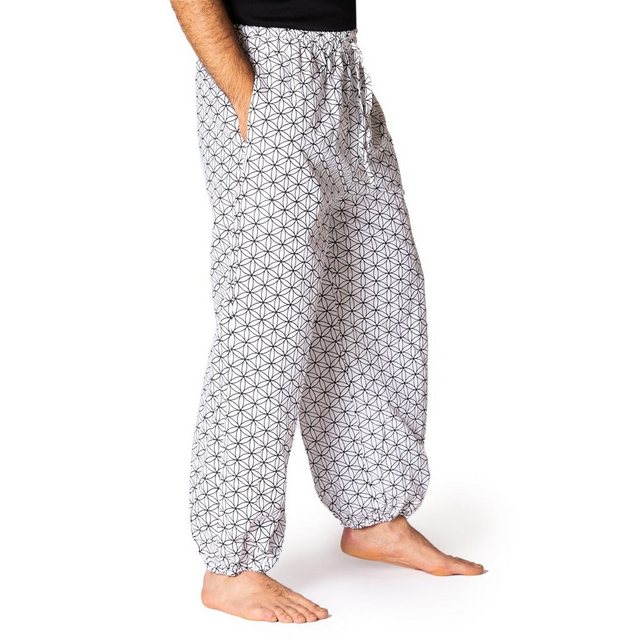 PANASIAM Stoffhose Muckhose Geometrix aus leicht grob gewebter Baumwolle be günstig online kaufen