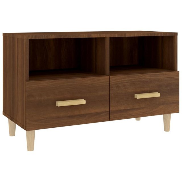 Vidaxl Tv-schrank Braun Eichen-optik 80x36x50 Cm Holzwerkstoff günstig online kaufen