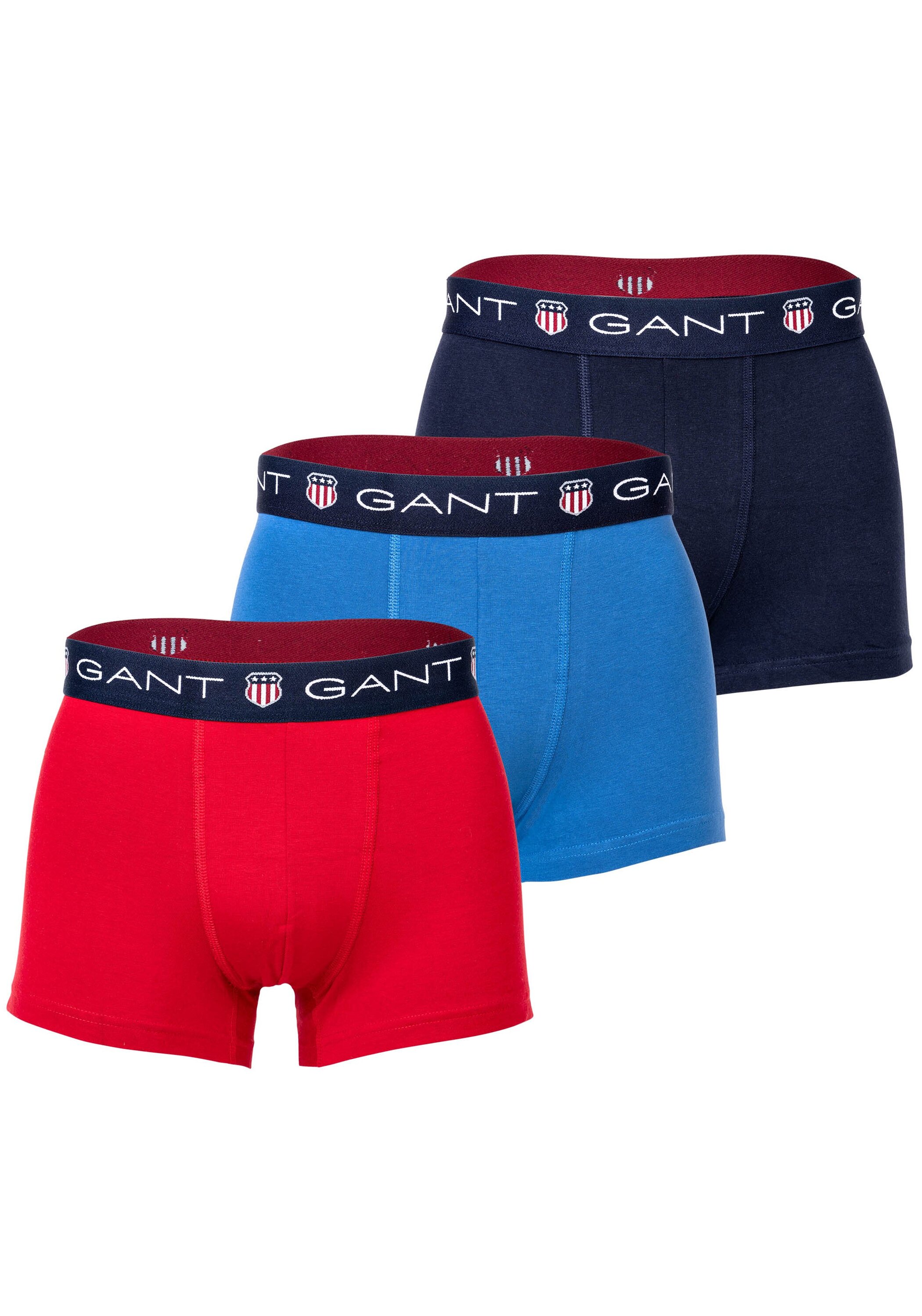 Gant Boxershorts "Boxershort SHIELD TRUNK 3-PACK 3er Pack" günstig online kaufen