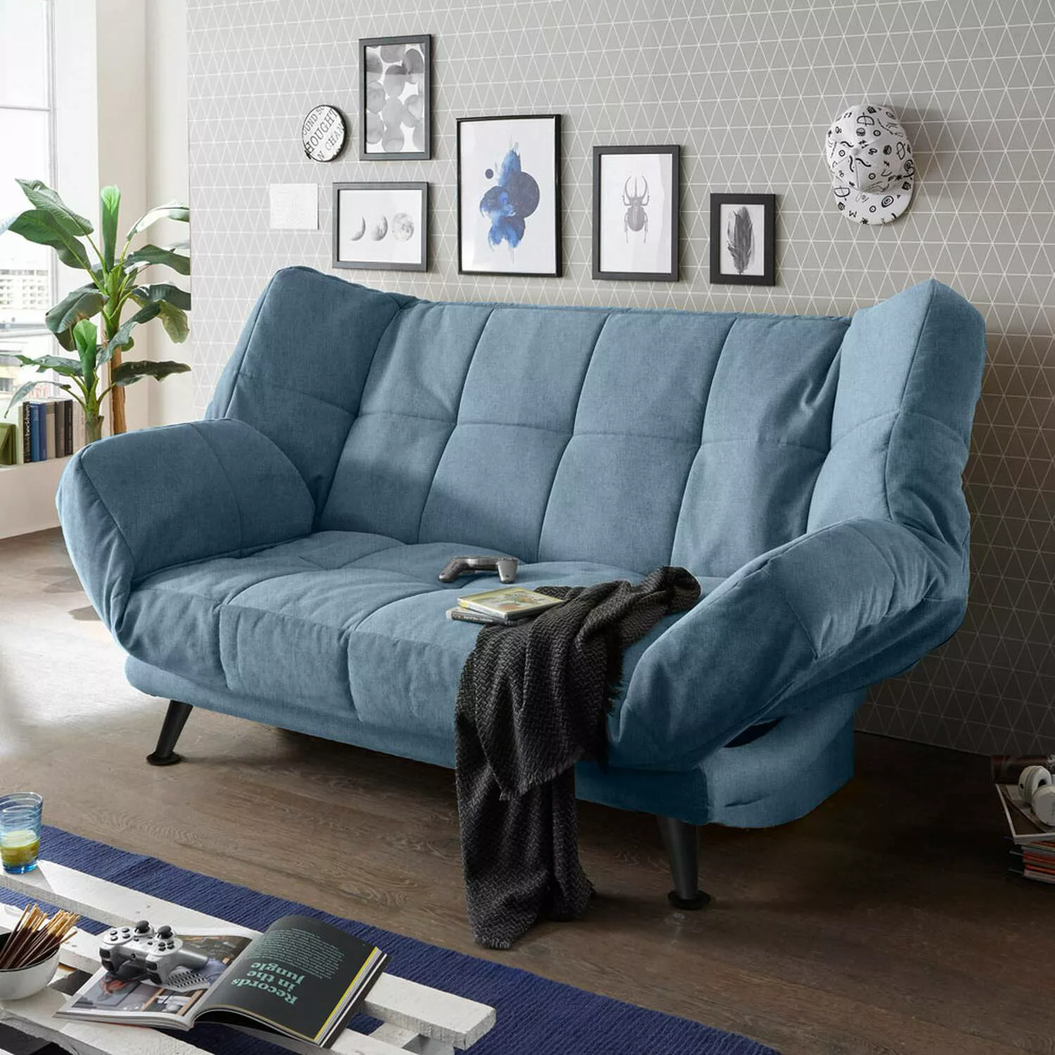 Lomadox Schlafsofa INSUL-09, Schlafcouch Sofa Couch Jugendzimmer Gästezimme günstig online kaufen