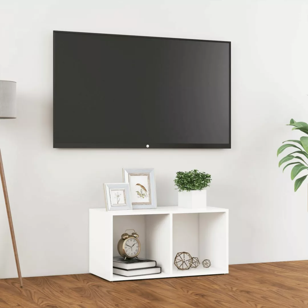 Tv-schrank Weiß 72x35x36,5 Cm Spanplatte günstig online kaufen