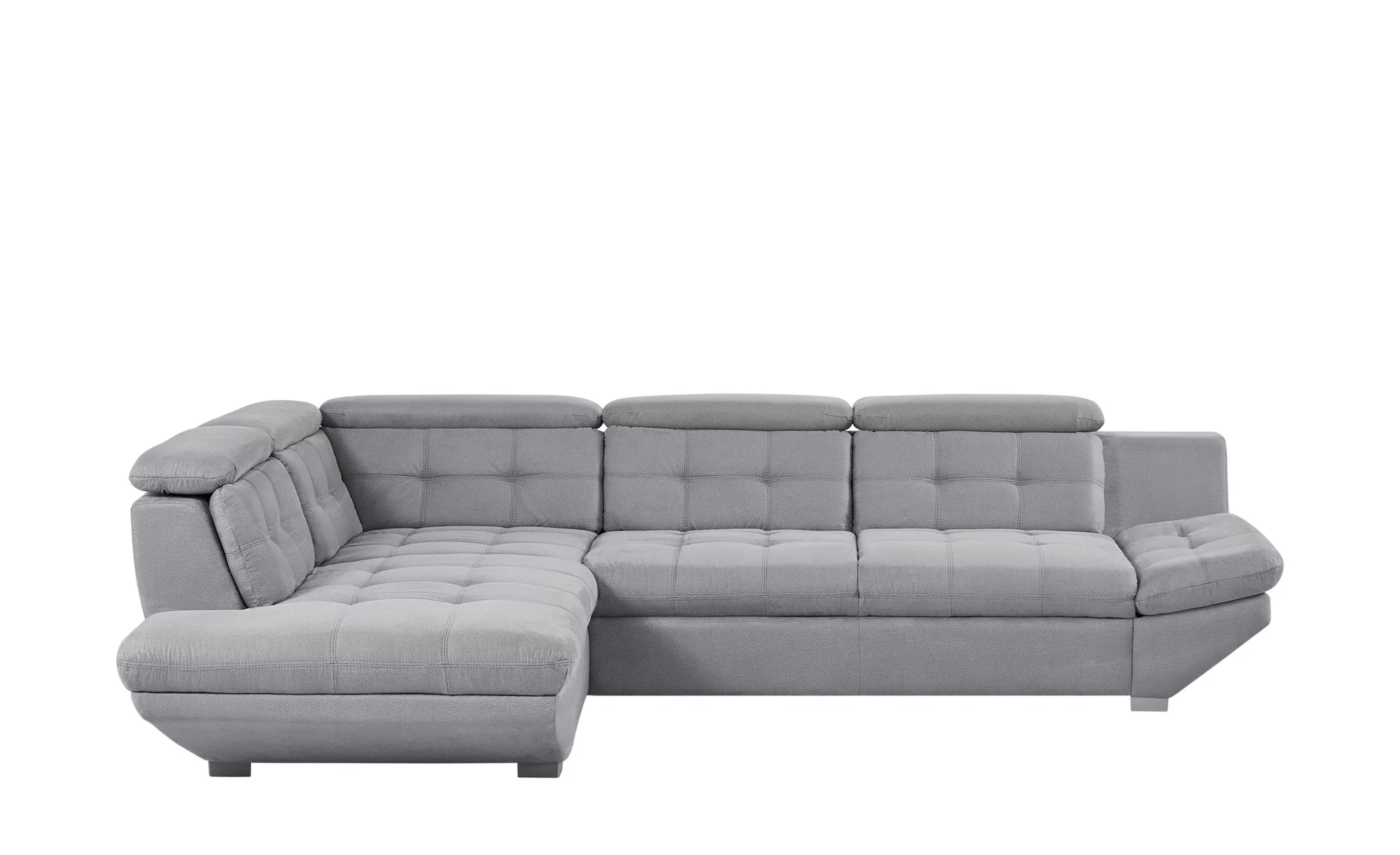 uno Ecksofa - grau - 80 cm - Polstermöbel > Sofas > Ecksofas - Möbel Kraft günstig online kaufen