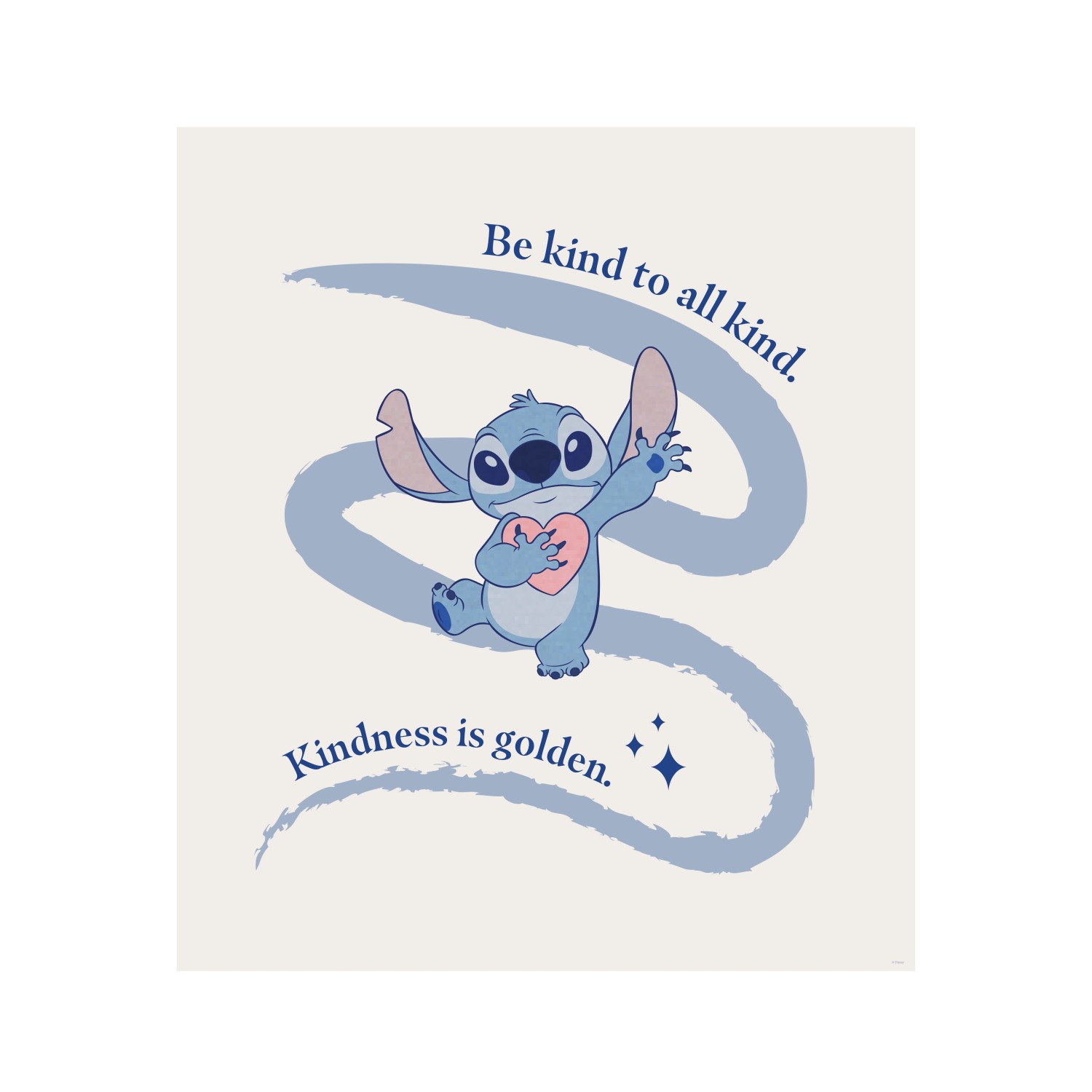 Komar Bild "Komar Wandbild- Stitch Kindness - Größe 50 x 70 cm", Disney, (1 günstig online kaufen