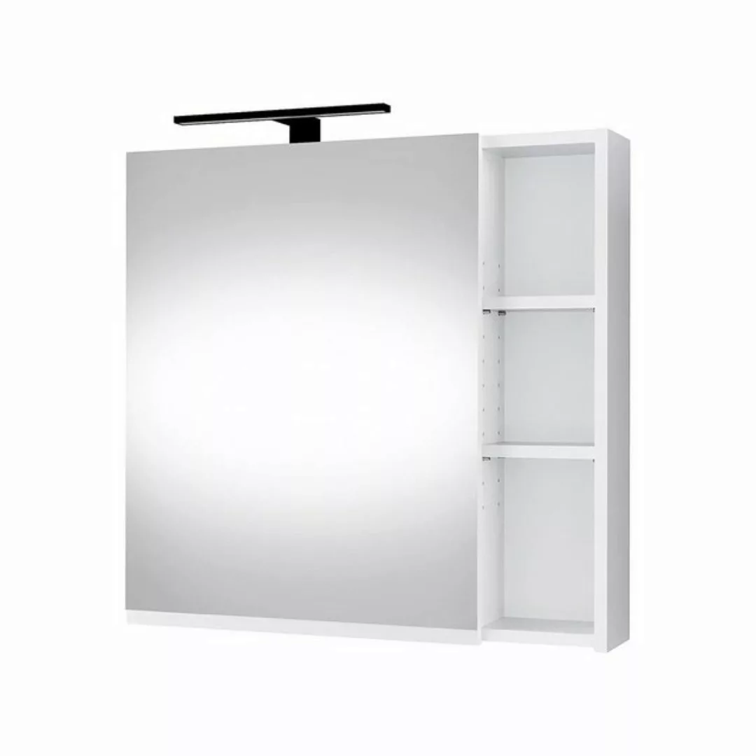 Planetmöbel Badezimmerspiegelschrank Spiegelschrank 70cm günstig online kaufen