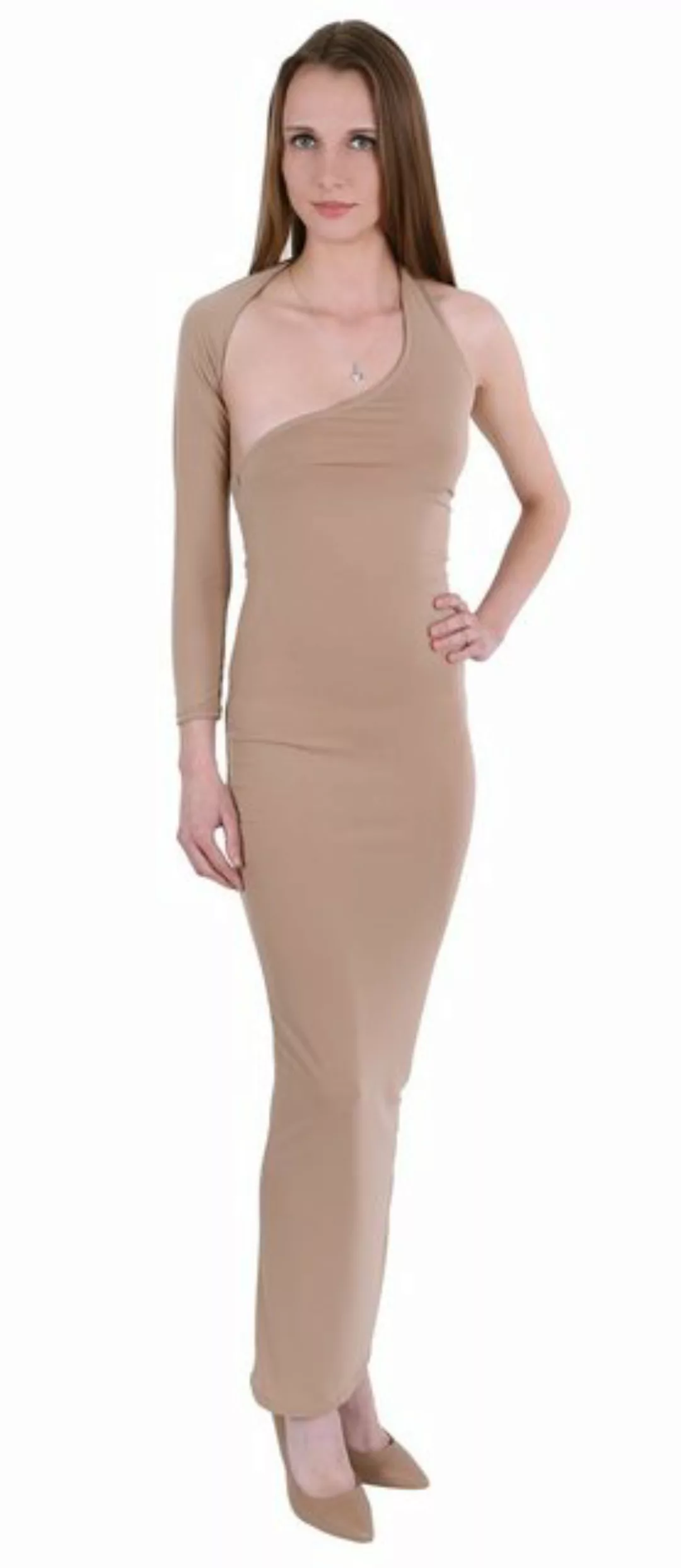 Sarcia.eu Maxikleid John Zack Beige Maxi mit einem Ärmel S günstig online kaufen