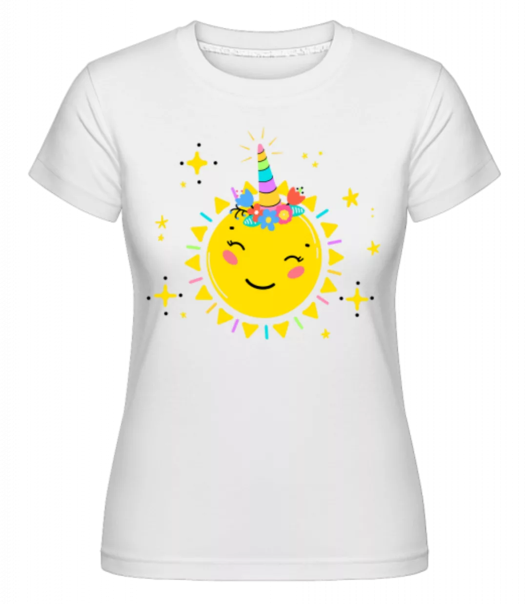 Fröhliche Sonne · Shirtinator Frauen T-Shirt günstig online kaufen