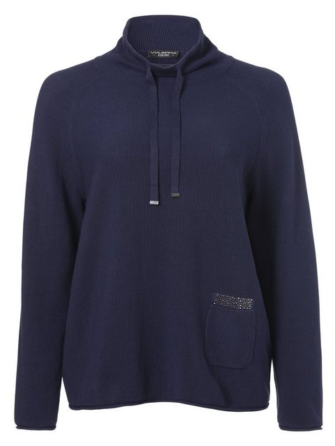 VIA APPIA DUE Stehkragenpullover Sportiver Stehkragenpullover aus unifarben günstig online kaufen