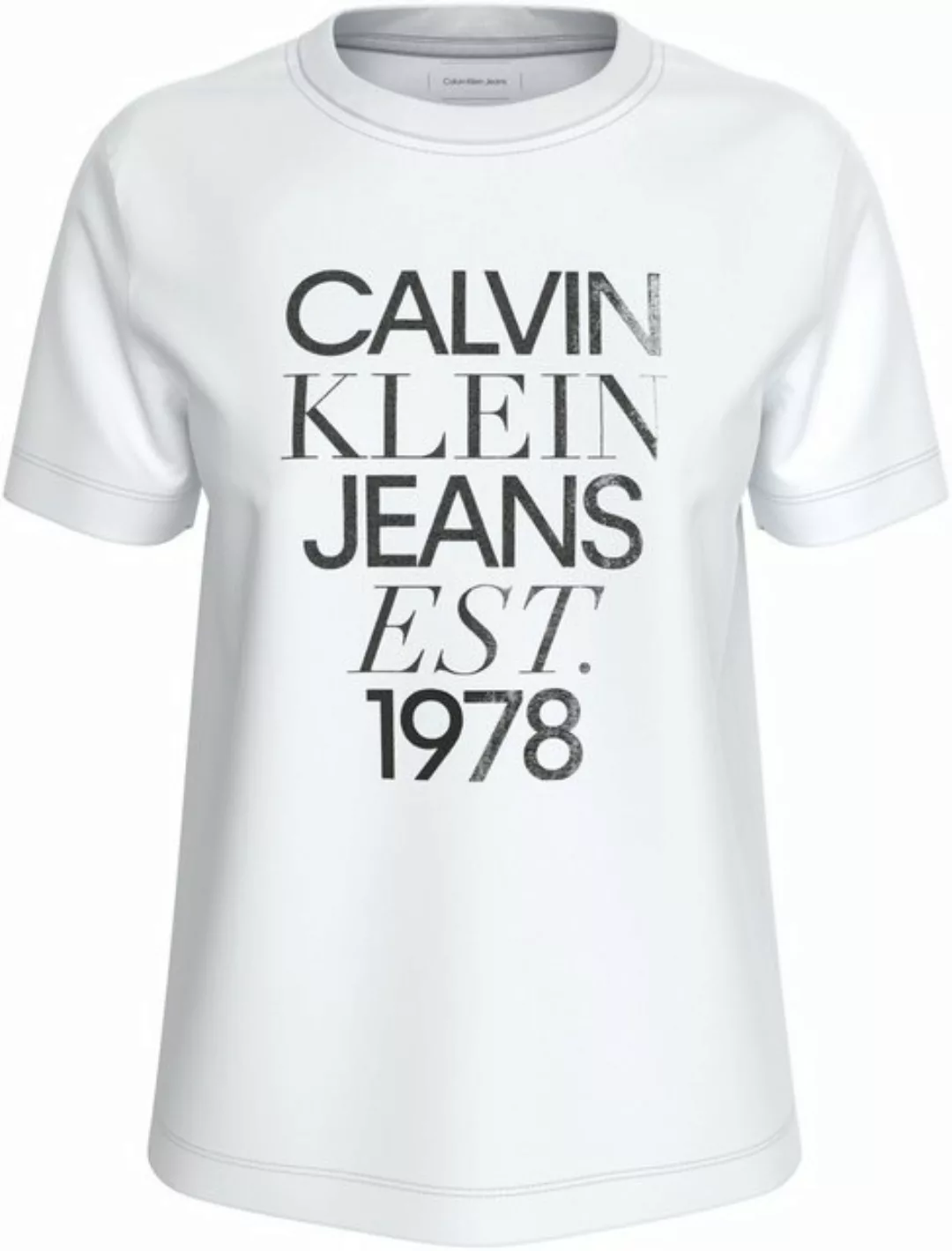 Calvin Klein Jeans T-Shirt MIXED LOGO REGULAR TEE mit Logodruck günstig online kaufen