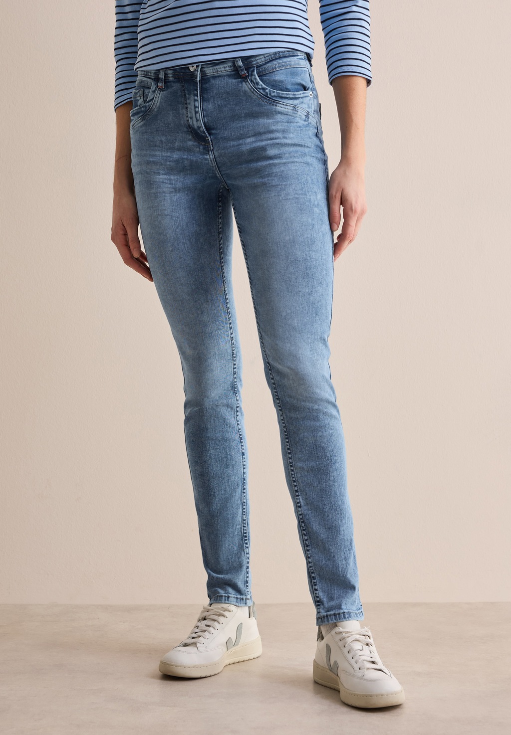 Cecil Slim-fit-Jeans, aus Baumwolle mit Stretchanteil günstig online kaufen