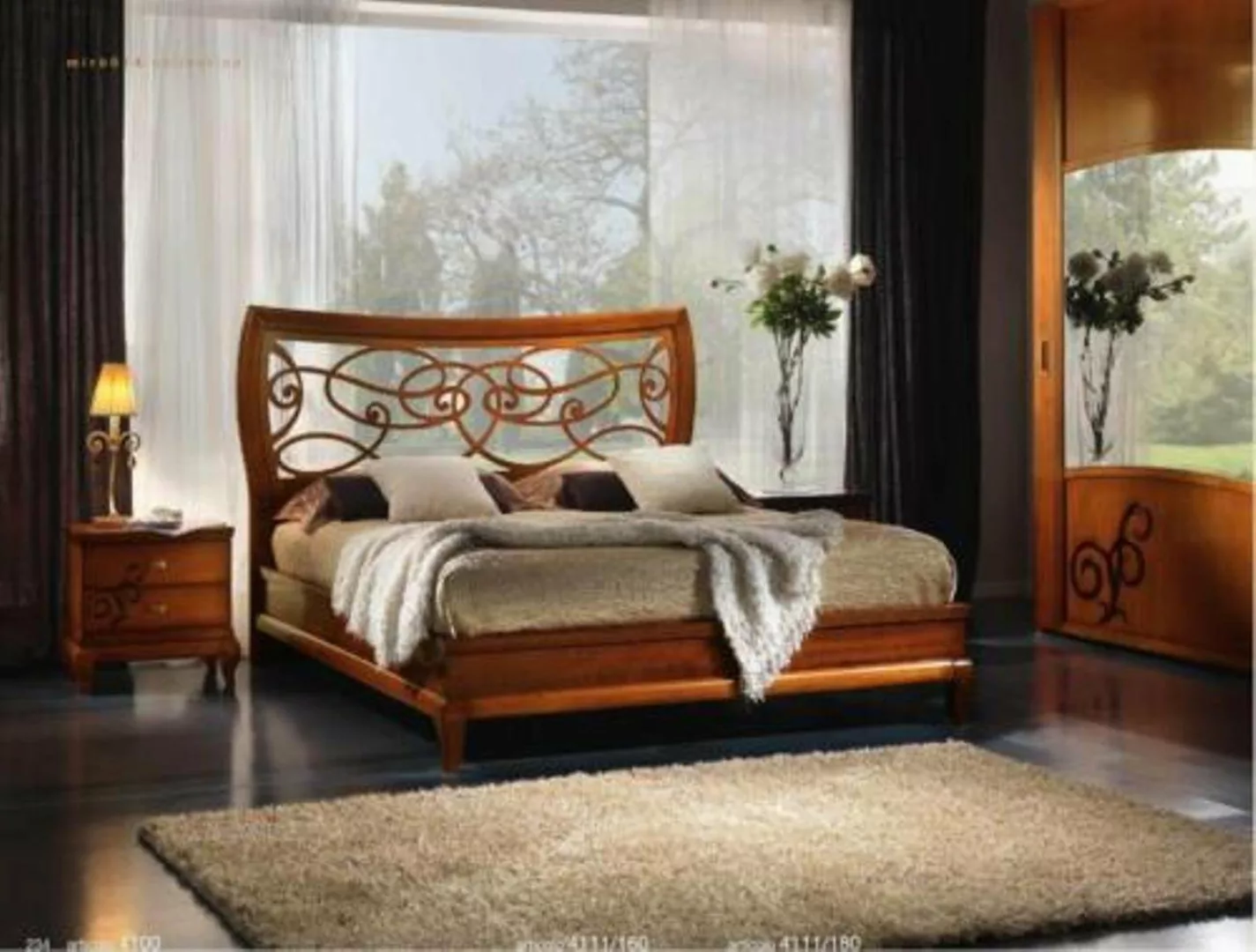 JVmoebel Bett, Bett Polster Luxus Design Betten Doppelbett Hotel Bettrahmen günstig online kaufen