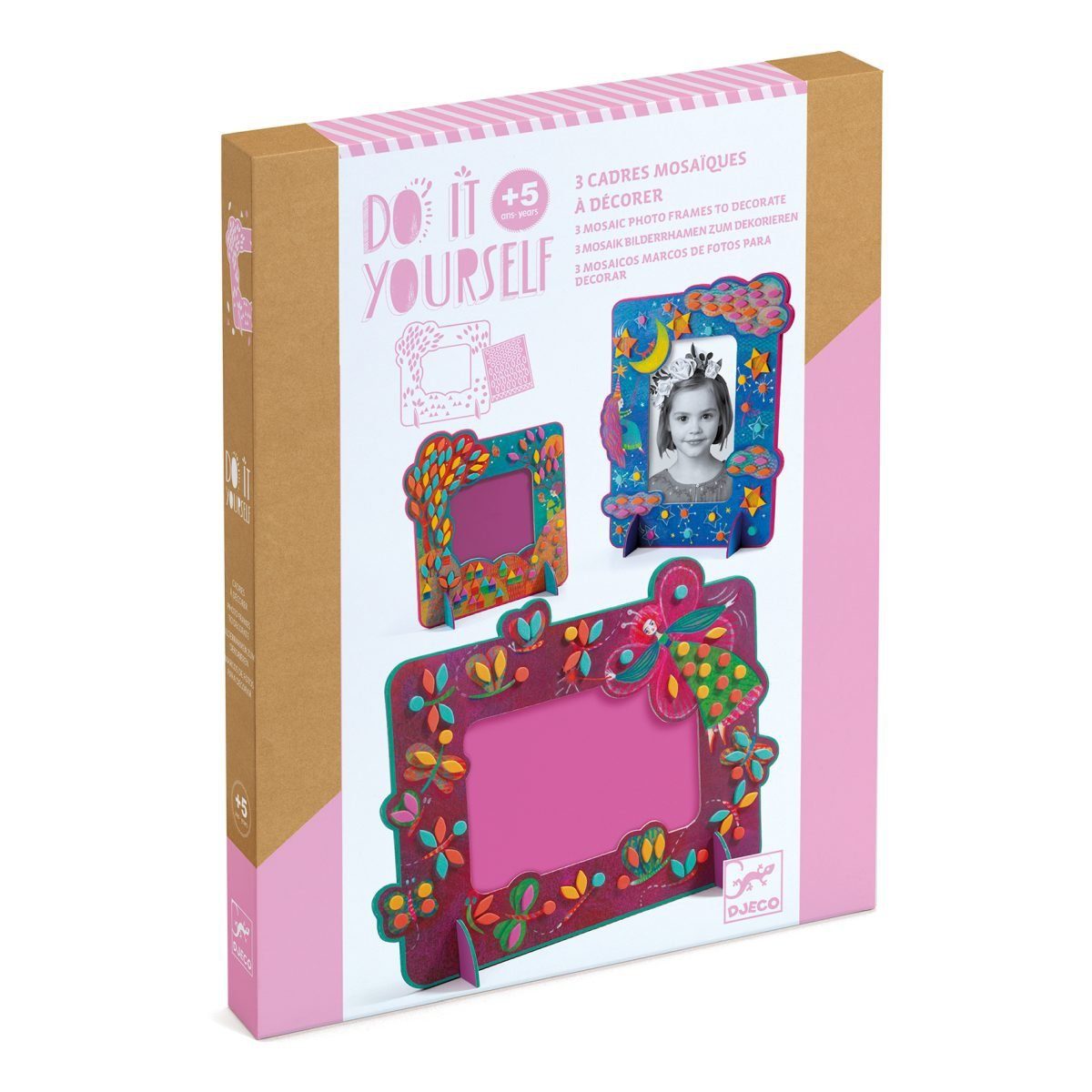 DJECO Kreativset DIY Mosaik-Bilderrahmen Feen Bastelset günstig online kaufen