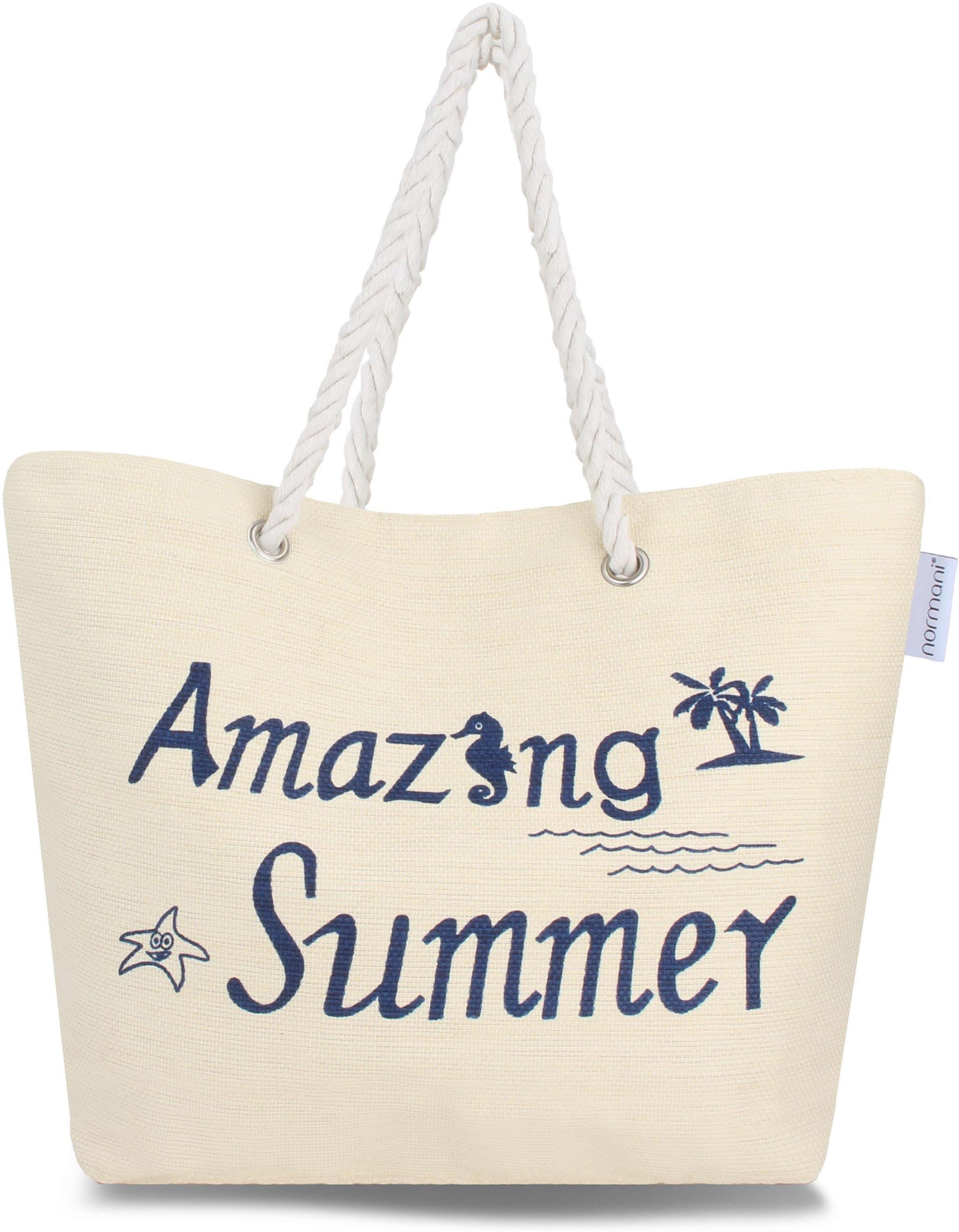 normani Strandtasche Bequeme Sommer-Umhängetasche, Strandtasche, Schulterta günstig online kaufen