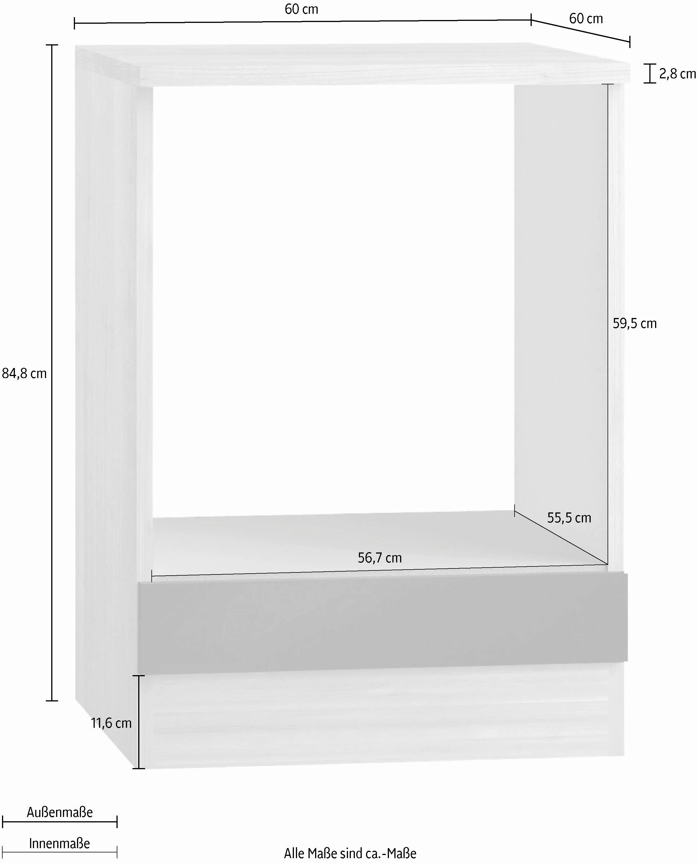 OPTIFIT Herdumbauschrank Faro, Breite 60 cm günstig online kaufen