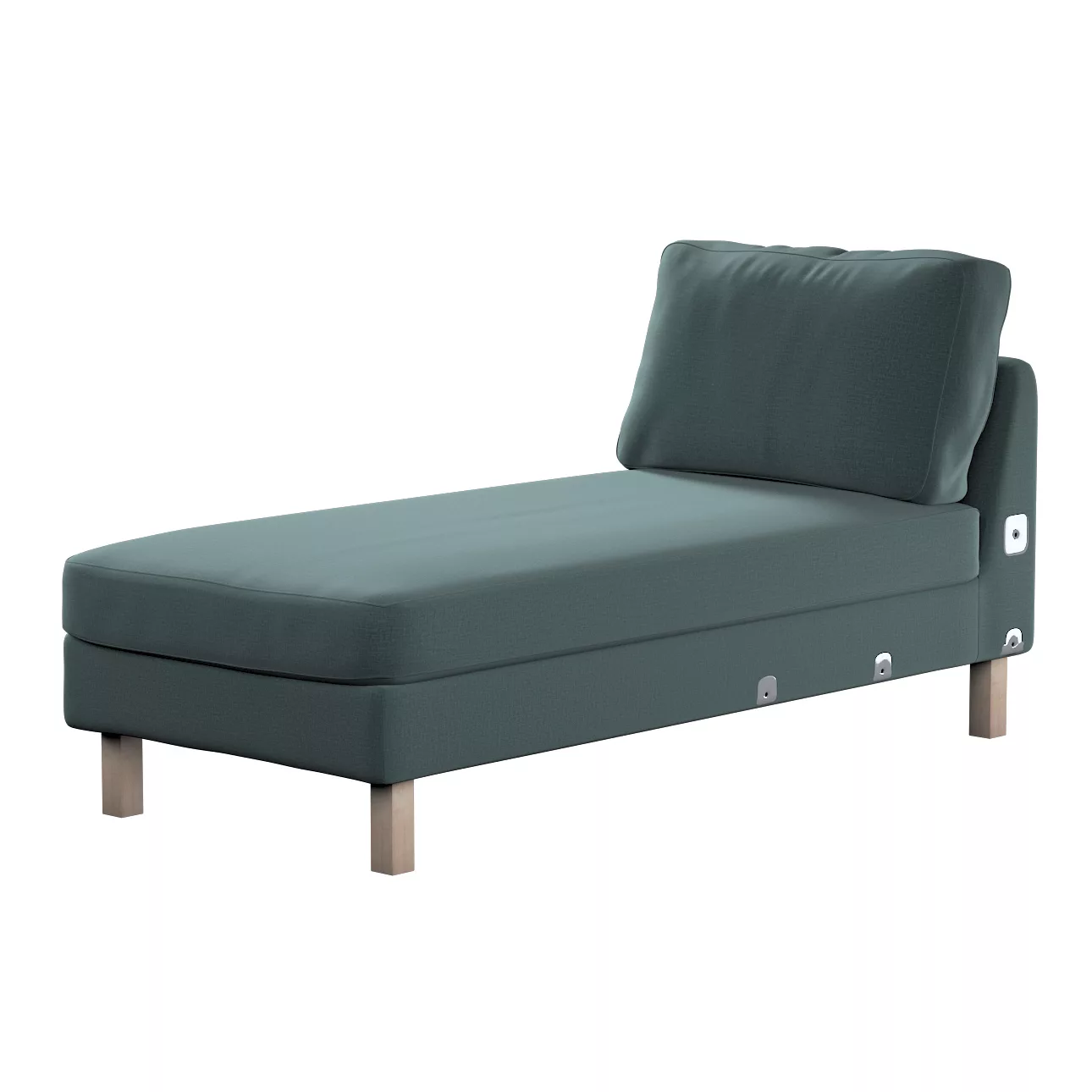 Bezug für Karlstad Recamiere Zustellsofa, kurz, smaragdgrün, Bezug für Karl günstig online kaufen