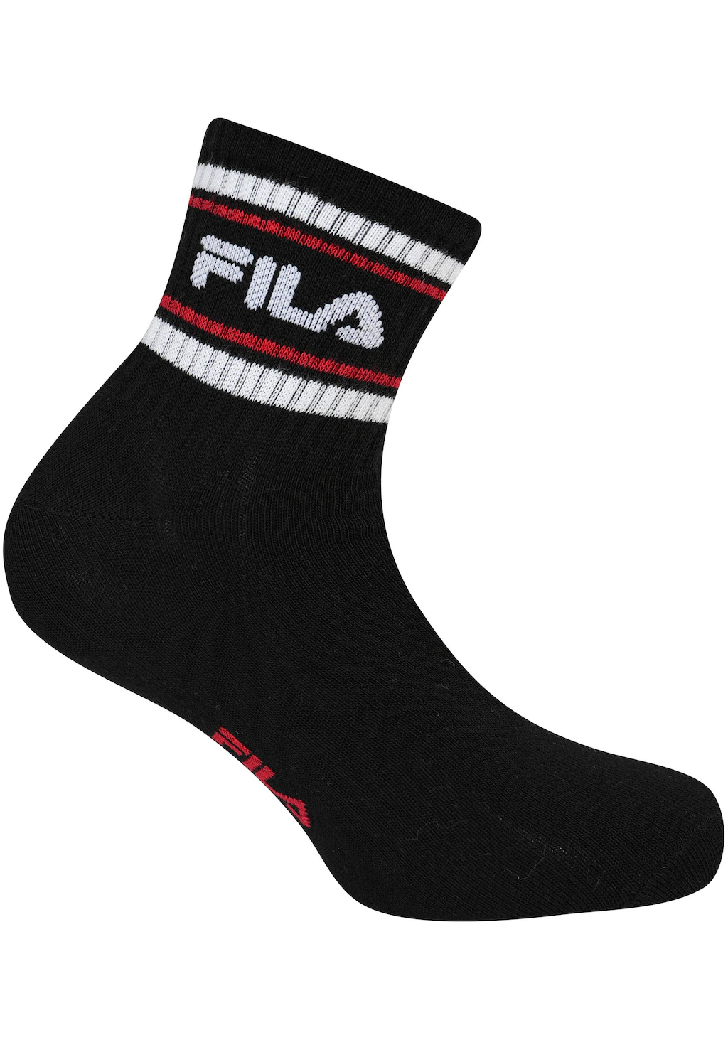 Fila Freizeitsocken "MAN LIFESTYLE QUARTER SOCKS", (6 Paar), mit auffällige günstig online kaufen