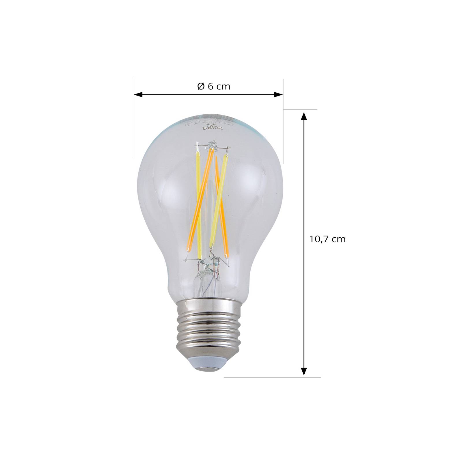 Prios Smart LED-Leuchtmittel E27 A60 7,5W CCT WiFi Tuya günstig online kaufen