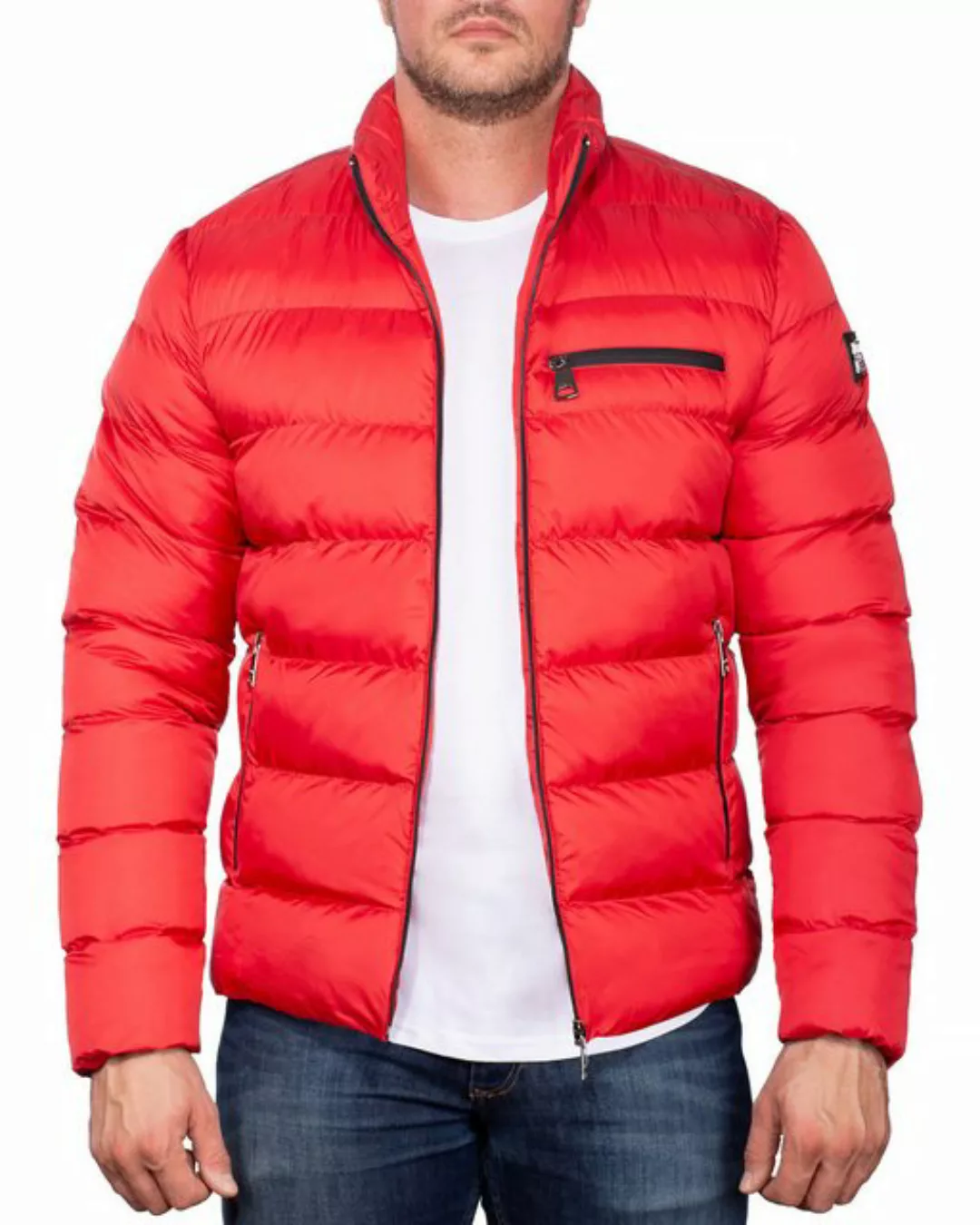 Cipo & Baxx Steppjacke Herren Winterjacke Jacke BA-CM175 Red XXL Elegantes günstig online kaufen