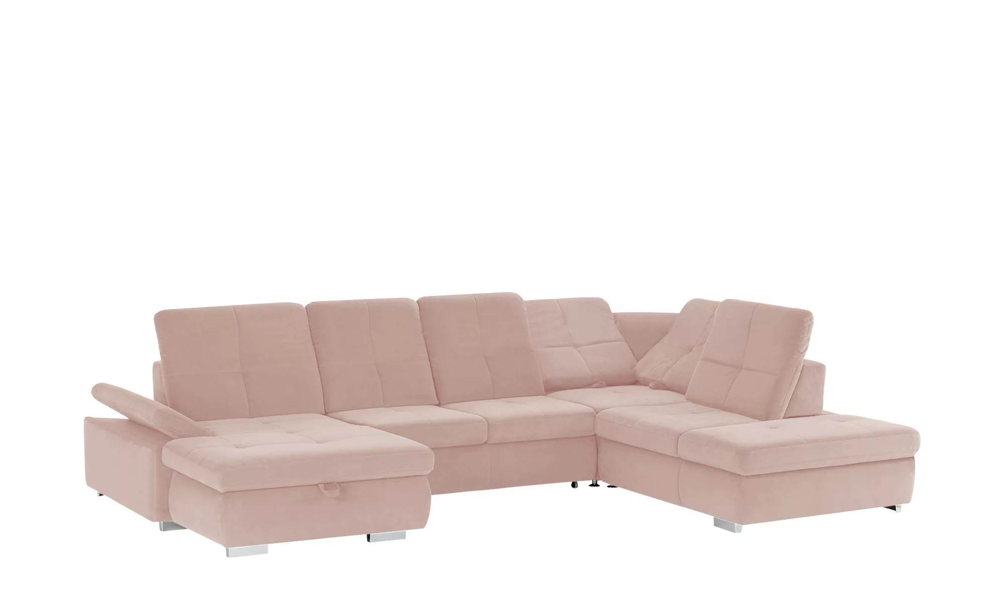 Lounge Collection Wohnlandschaft Mikrofaser  Affair ¦ rosa/pink ¦ Maße (cm) günstig online kaufen