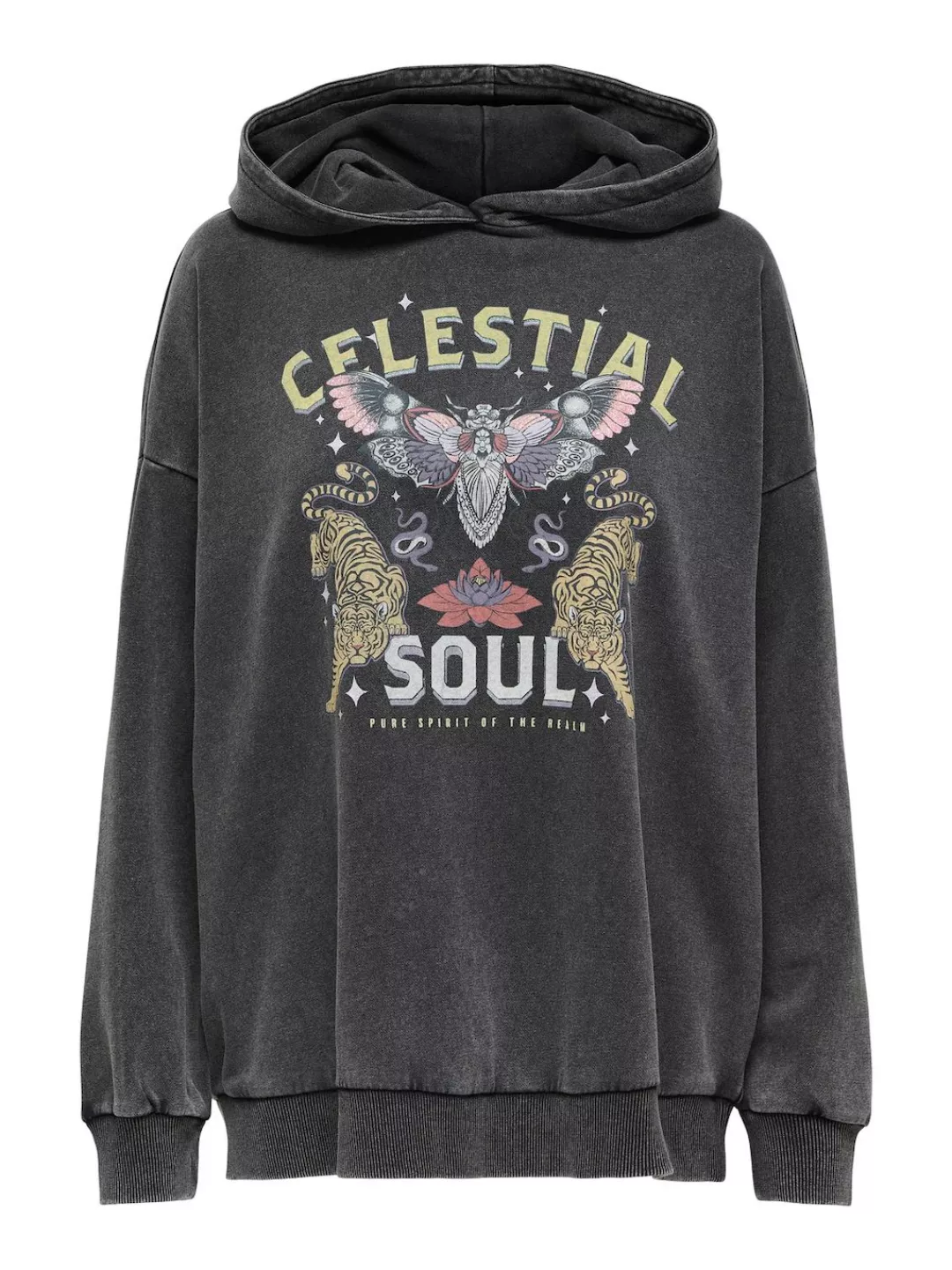 ONLY Kapuzensweatshirt "ONLLUCINDA L/S EYE HOOD SWT" günstig online kaufen