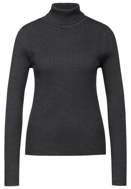 STREET ONE Rollkragenpullover, aus stretchigem Viskosematerial günstig online kaufen