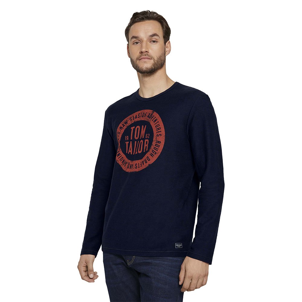 Tom Tailor Langarm T-shirt 3XL Dark Blue günstig online kaufen