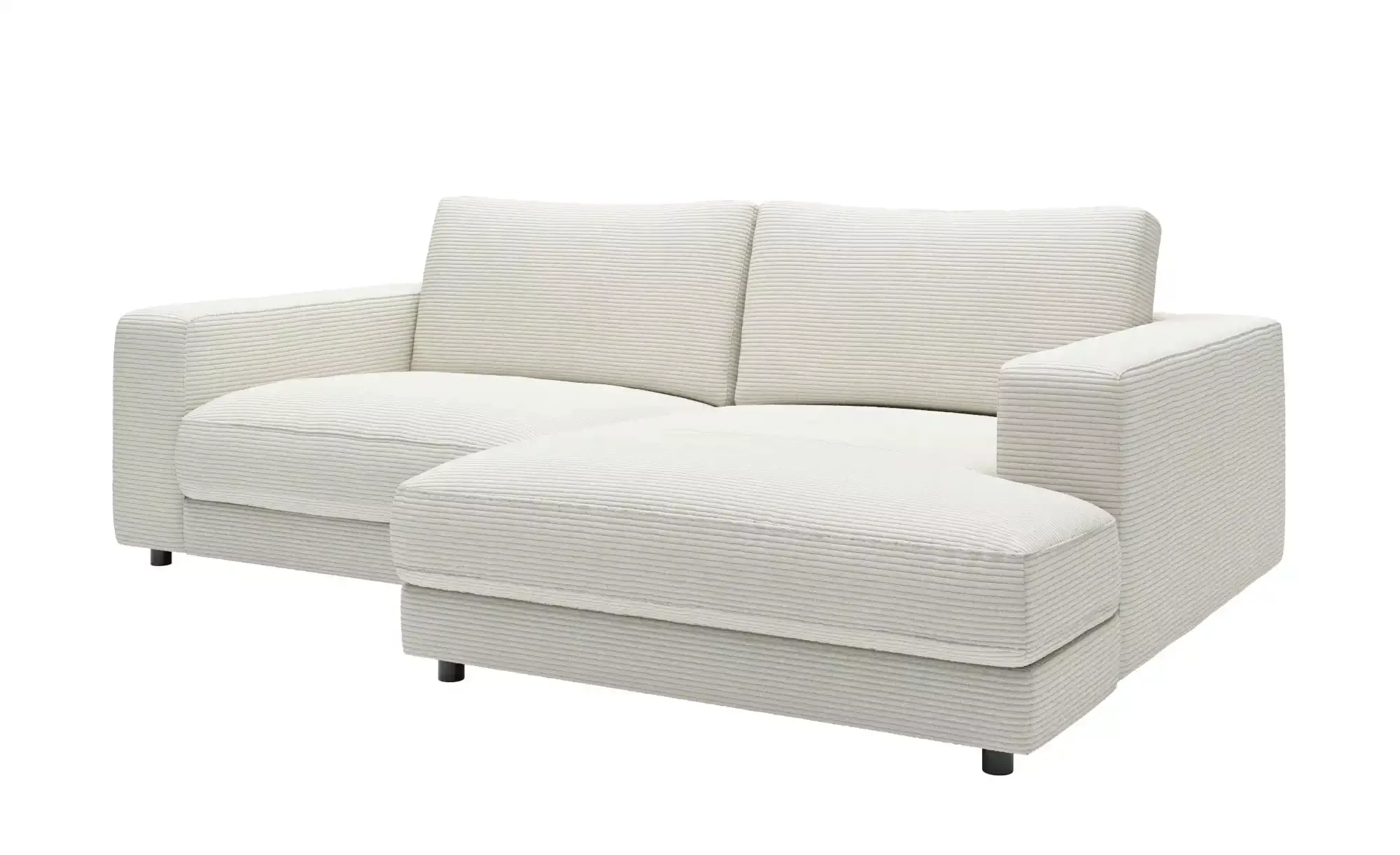 Jette Home Ecksofa in Cord Sila ¦ weiß ¦ Maße (cm): B: 250 H: 85 T: 170.0 P günstig online kaufen