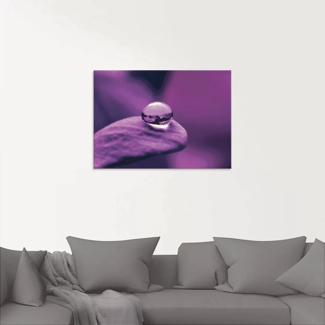 Artland Glasbild "Amethyst", Blumen, (1 St.), in verschiedenen Größen günstig online kaufen