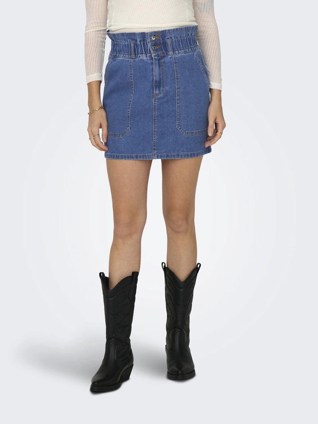 ONLY Jeansrock ONLMILLIE HW MINI CARGO PB DNM SKIRT BJ günstig online kaufen