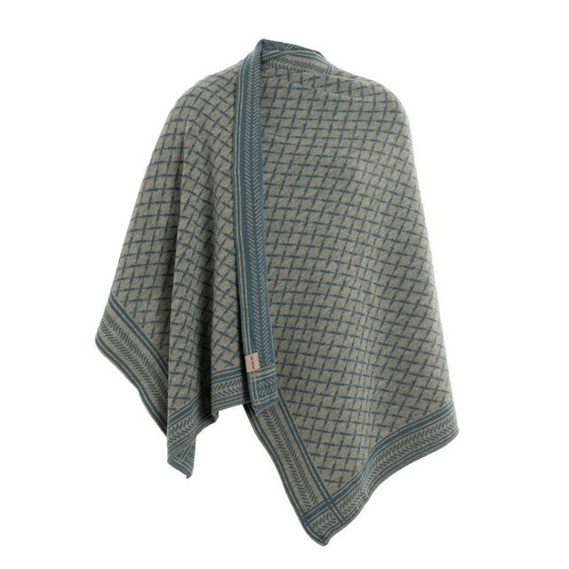 Knit Factory Poncho Dusk Poncho Cape Laurel/Urban Green (1-St) Strick Ponch günstig online kaufen