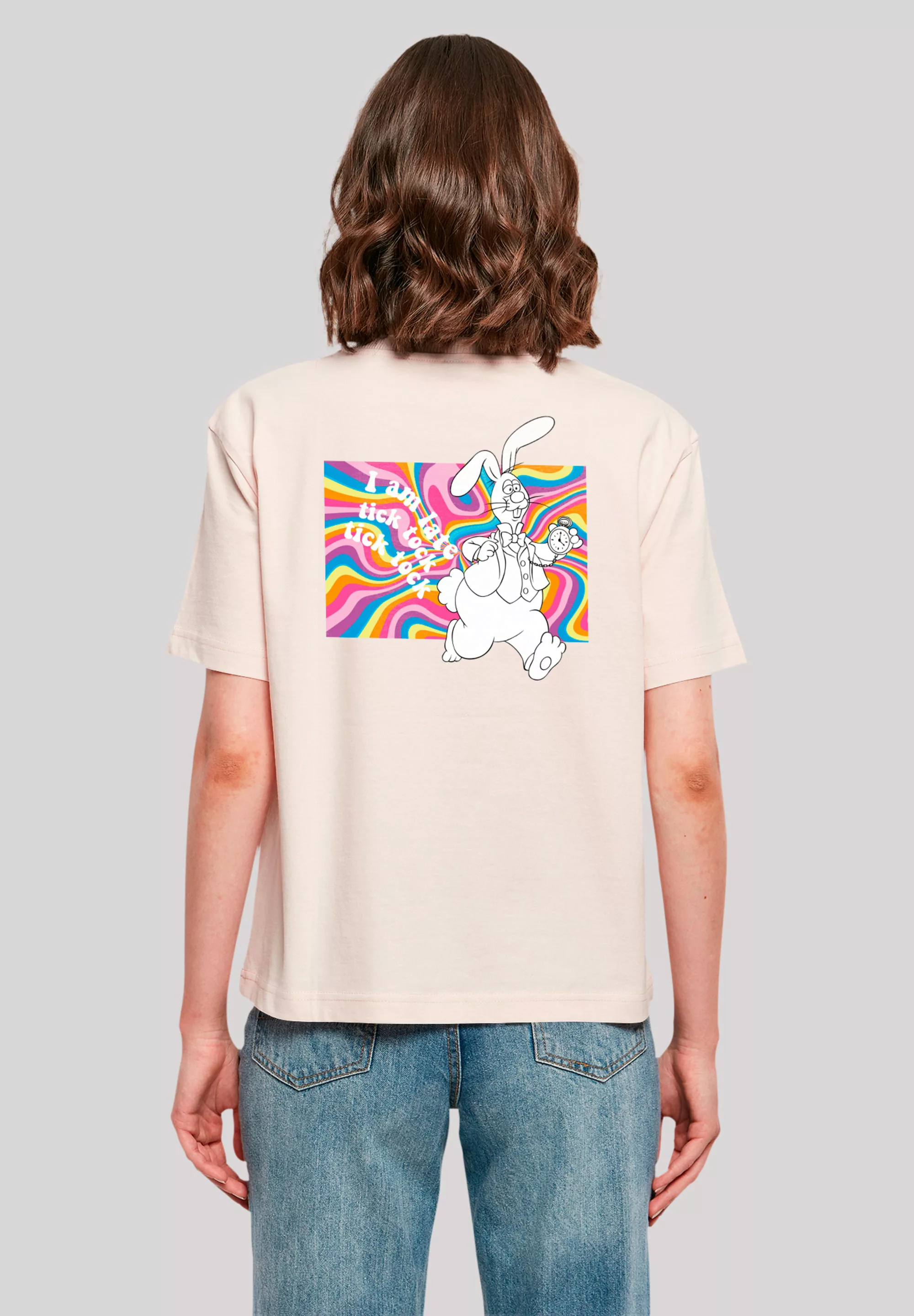 F4NT4STIC T-Shirt "Alice im Wunderland Uhr Hase", Premium Qualität, Nostalg günstig online kaufen