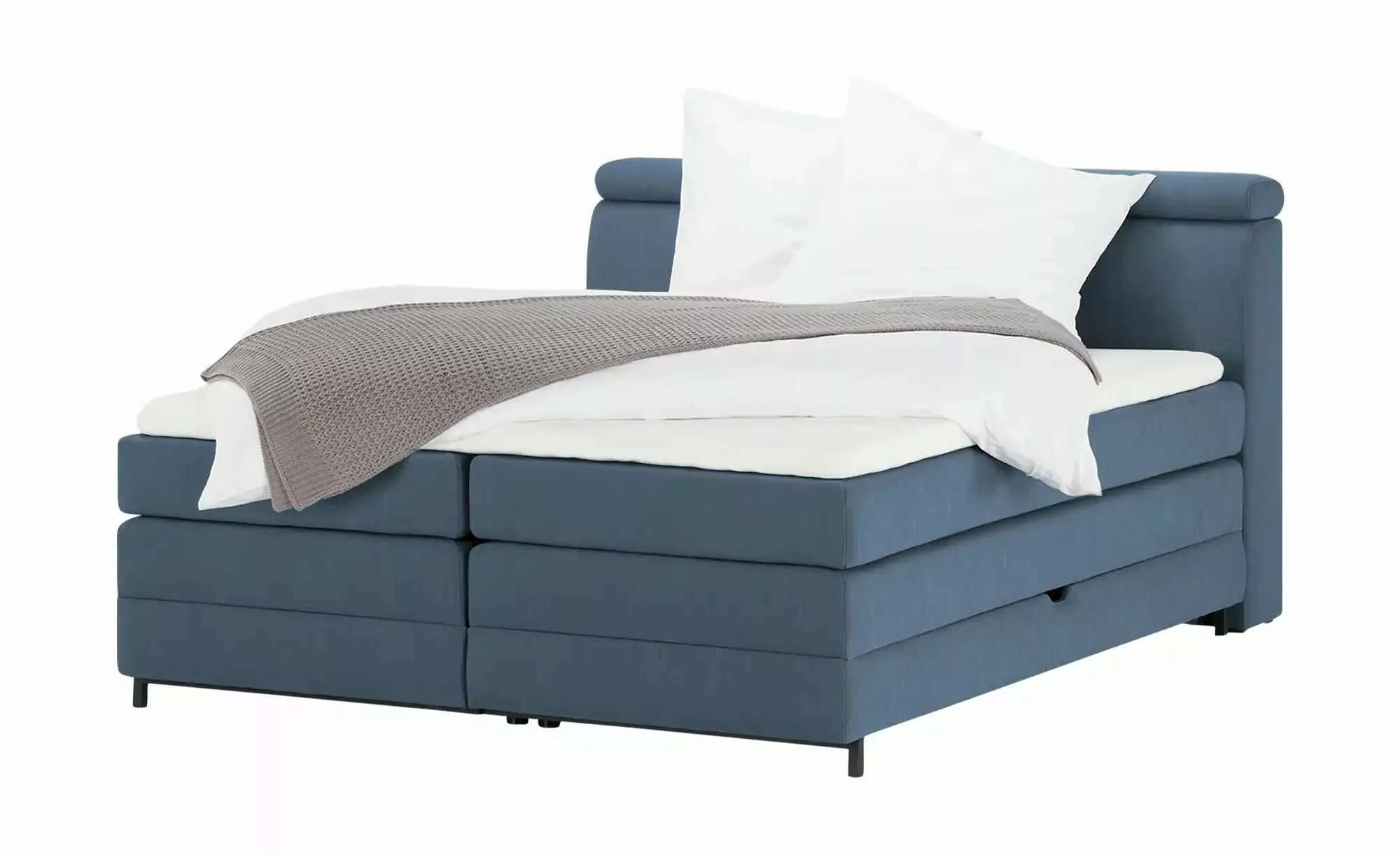 switch Boxspringbett  Kay ¦ blau ¦ Maße (cm): B: 163 H: 108 Betten > Boxspr günstig online kaufen