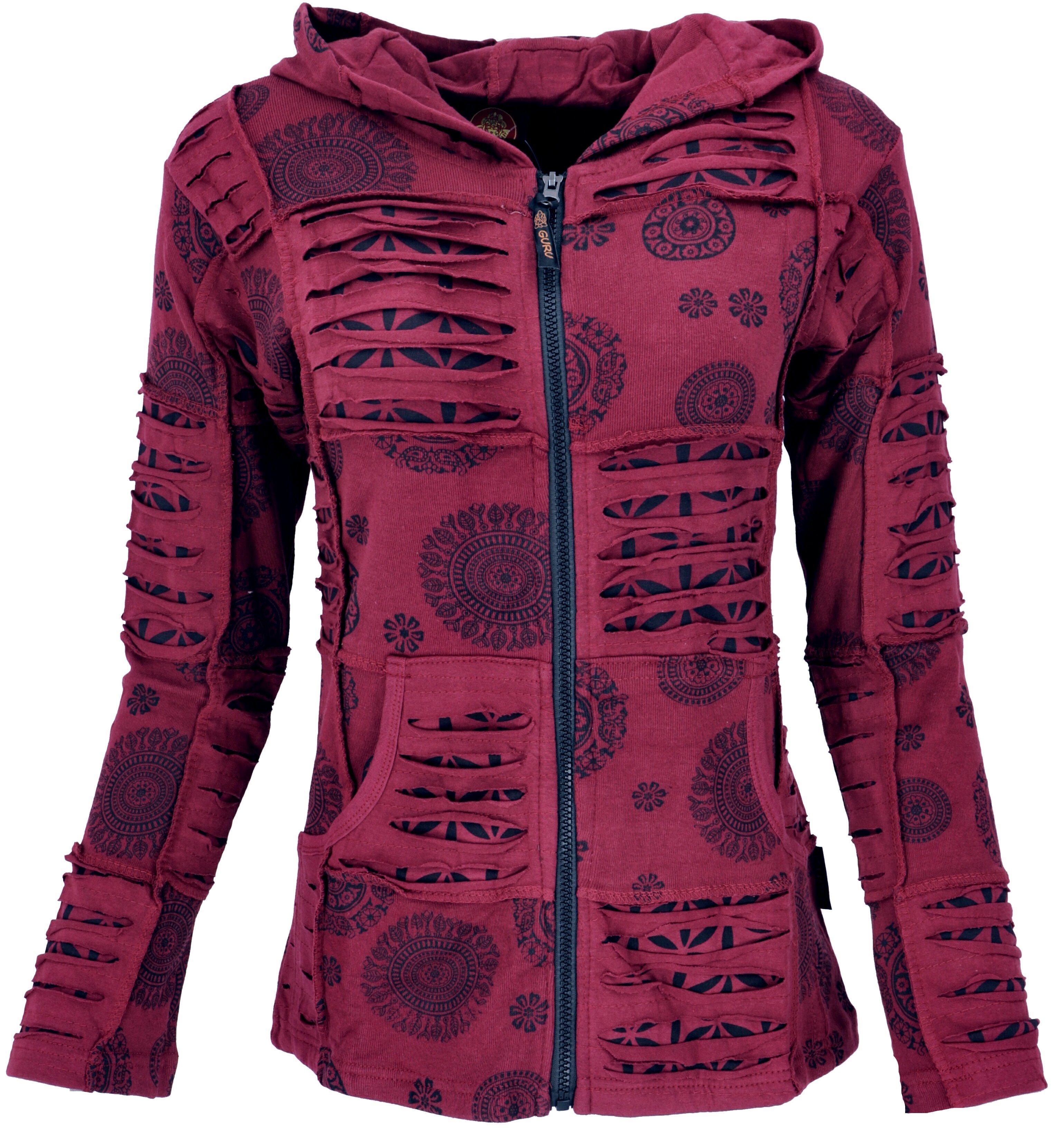 Guru-Shop Langjacke Goa Patchwork Jacke, Boho günstig online kaufen