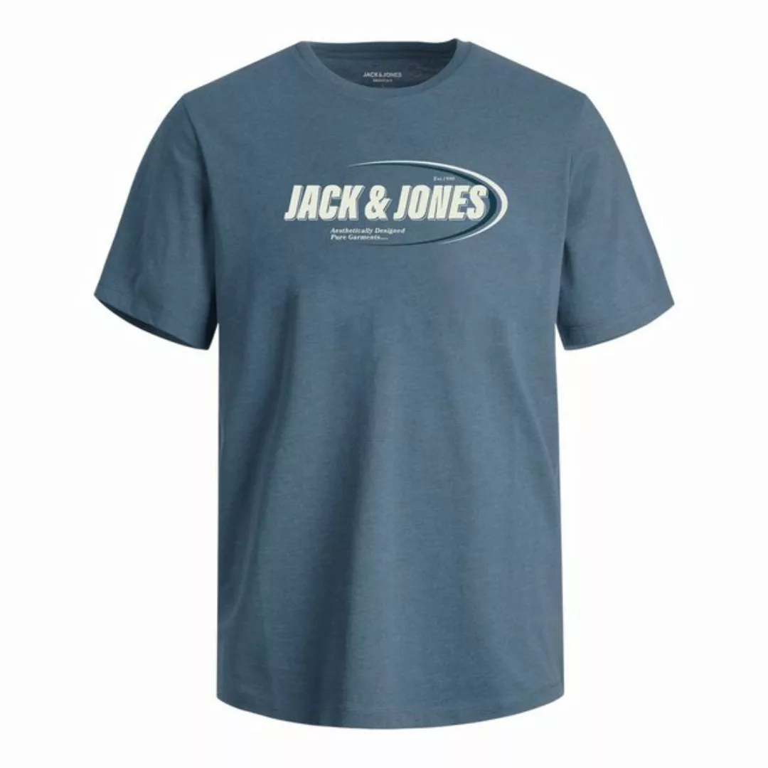 Jack & Jones Rundhalsshirt T-Shirt Branding Tee Crew Neck mit großem Marken günstig online kaufen