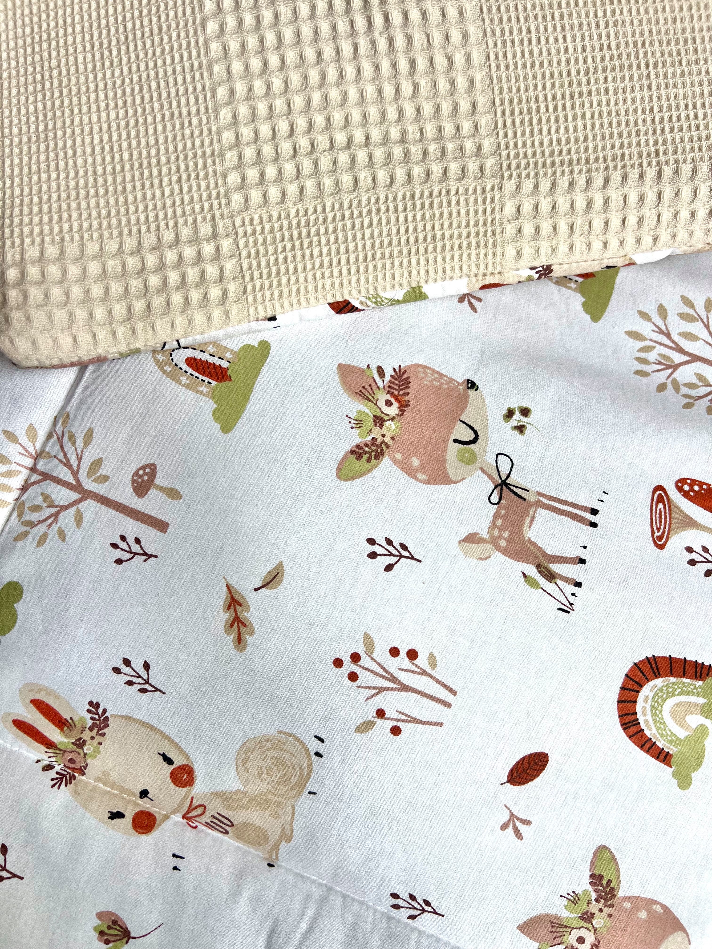 Babydecke Gefütterte Babydecke 80x100cm Waffelpique Tagesdecke günstig online kaufen