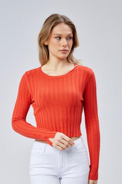 HomeStore Strickpullover Kurzes Stricktop, Größe UK, V-Ausschnitt, E-Commer günstig online kaufen