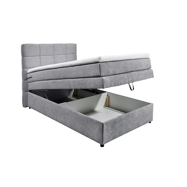 Lomadox Boxspringbett TEREZIN-09, Jugendbett, 120x200, mit Bettkasten, Härt günstig online kaufen