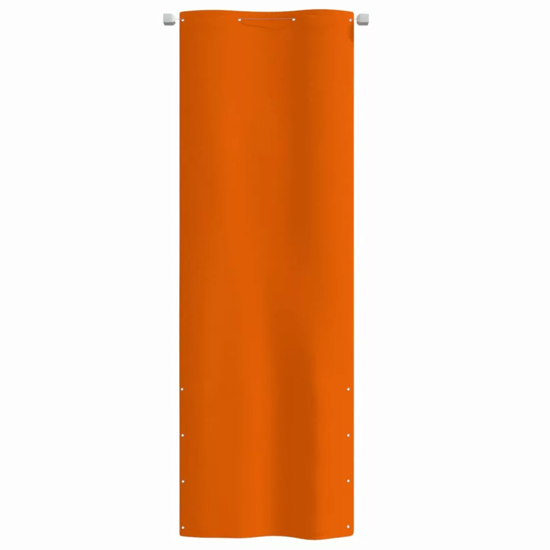Vidaxl Balkon-sichtschutz Orange 80x240 Cm Oxford-gewebe günstig online kaufen