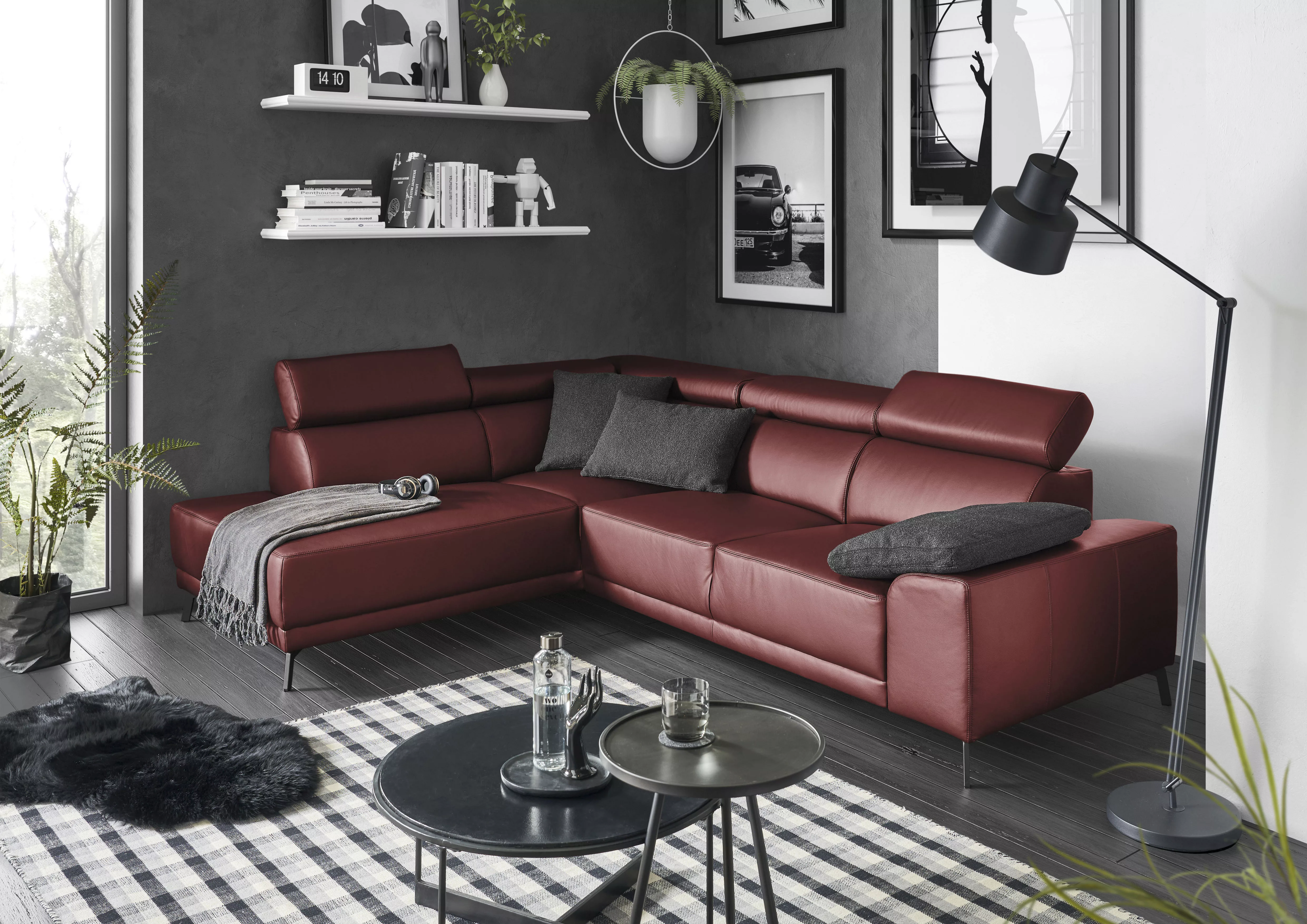 3C Candy Ecksofa »Greve B/T/H: 249/209/79 cm L-Form«, wahlweise mit motoris günstig online kaufen